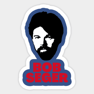 Bob seger -> 70s retro Sticker